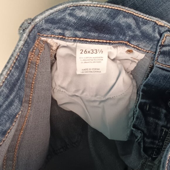 BKE Denim Jeans Size 26/2 Stella Slim Fit Low Rise Tailored Bootcut Medium Wash - Picture 5 of 10